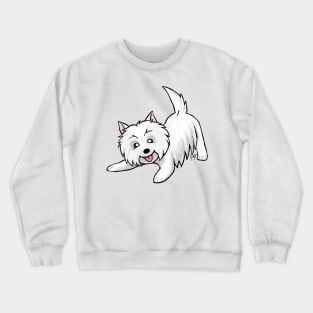 Dog - West Highland Terrier - White Crewneck Sweatshirt